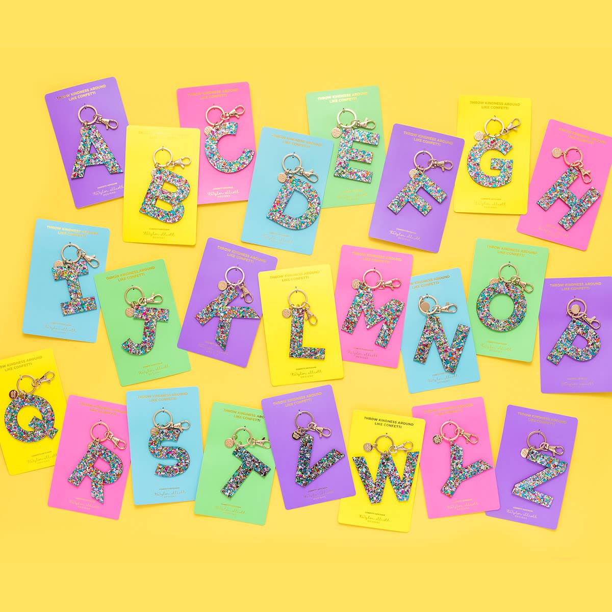 Taylor Elliott Designs - Keychain - Letter N