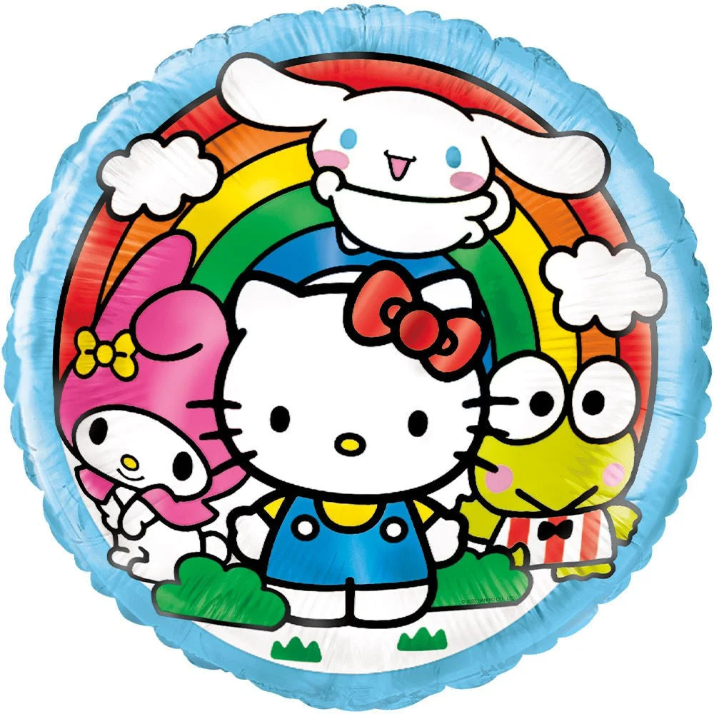 18 inch Hello Kitty and Friends Mylar Balloon
