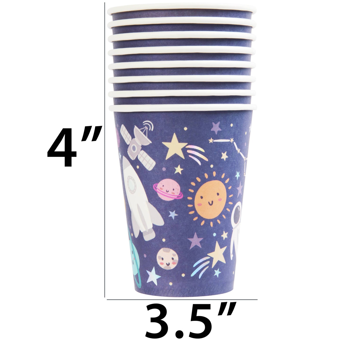 Out Of This World Cups Straws & Toppers