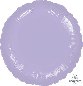 18" Round Pastel Lilac Mylar Balloon