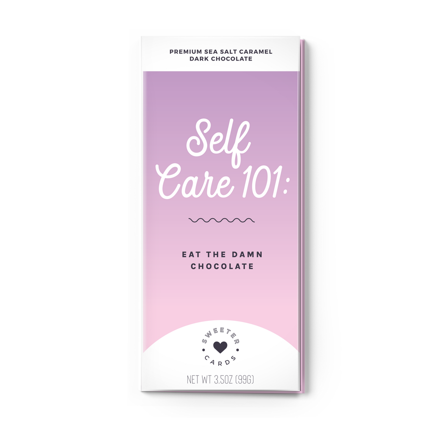 Sweeter Cards Chocolate Bar + Greeting Card in ONE! - Self Care Chocolate Bar and Greeting Card