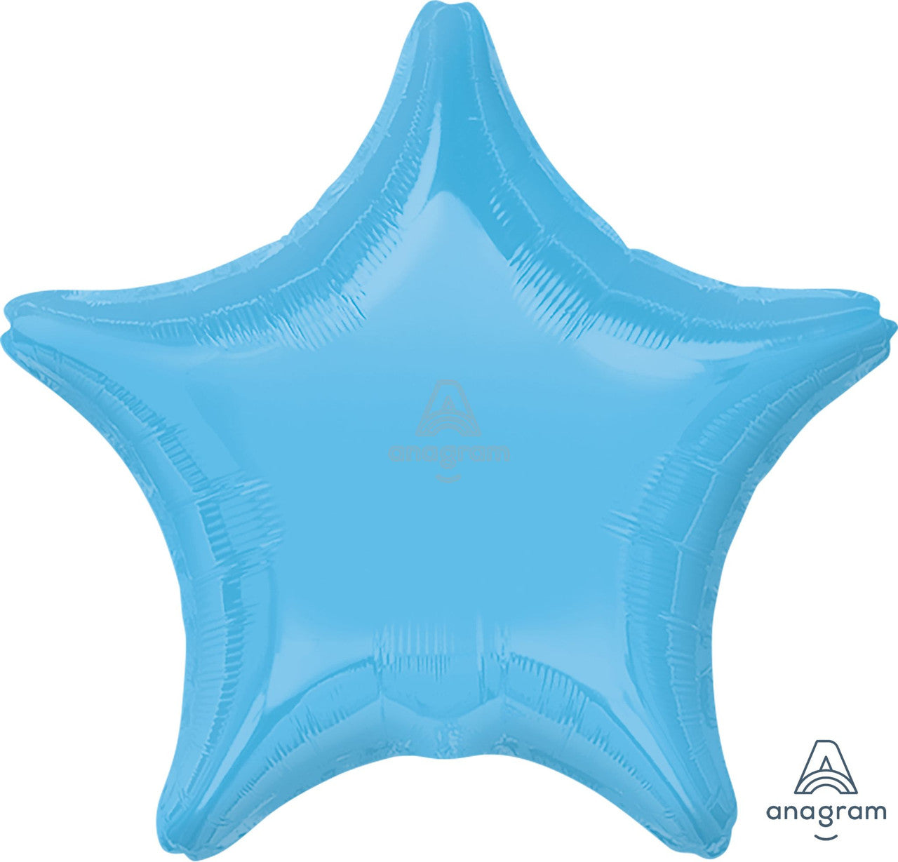 Light Blue Star Shape Mylar Balloon
