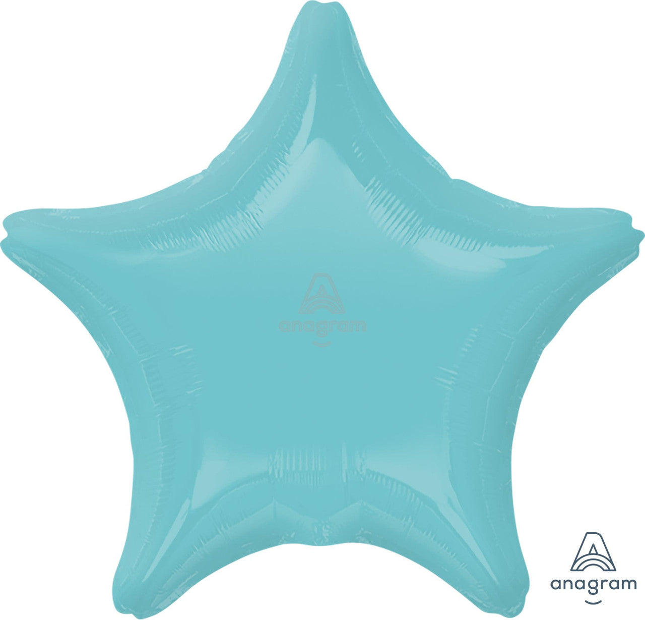 Star Robin's Egg/Mint Blue Mylar Balloon