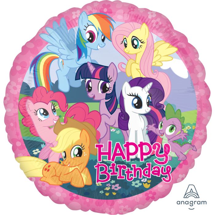 18" My Little Pony Birthday Mylar Balloon