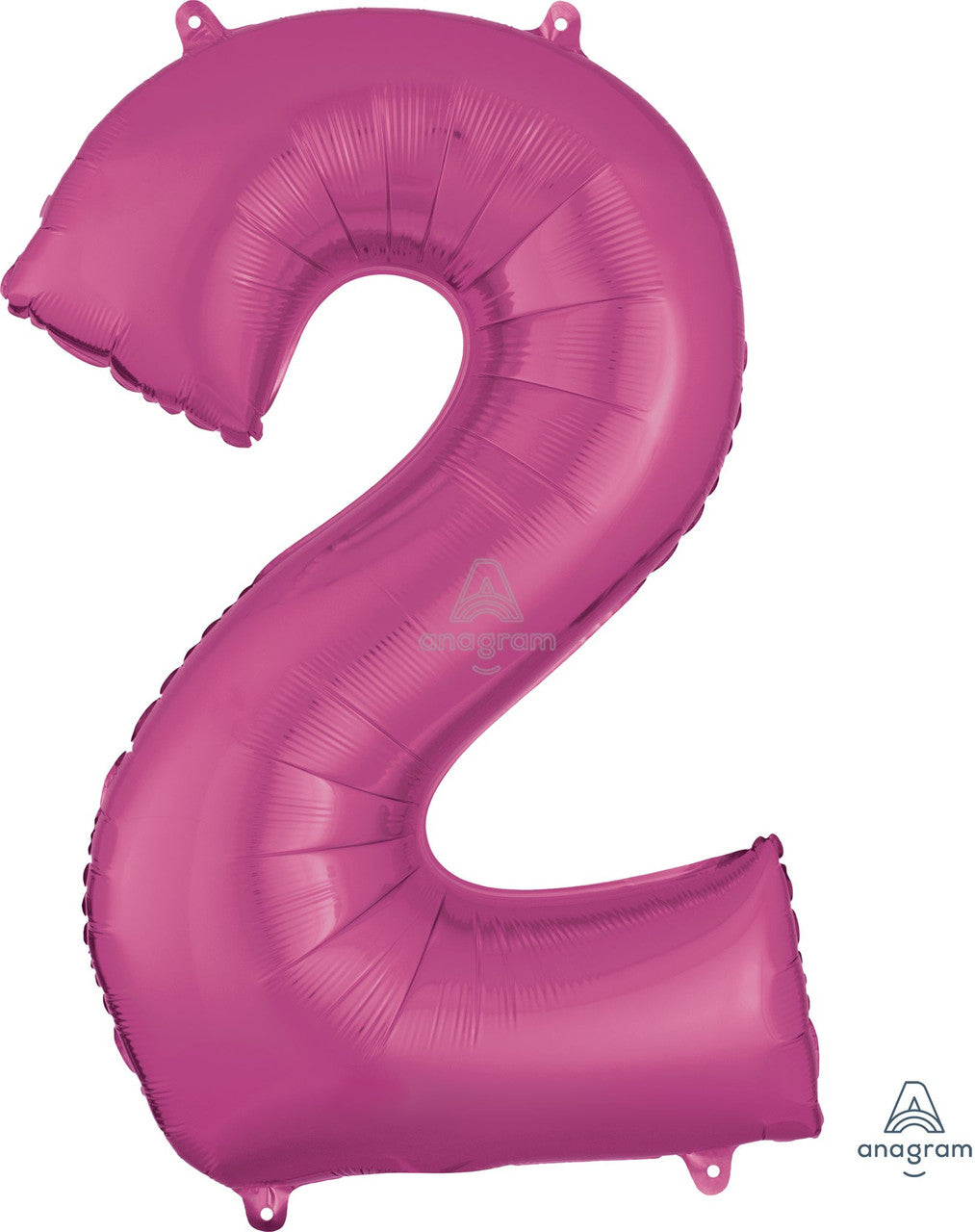 34" Pink number mylar balloon- 2