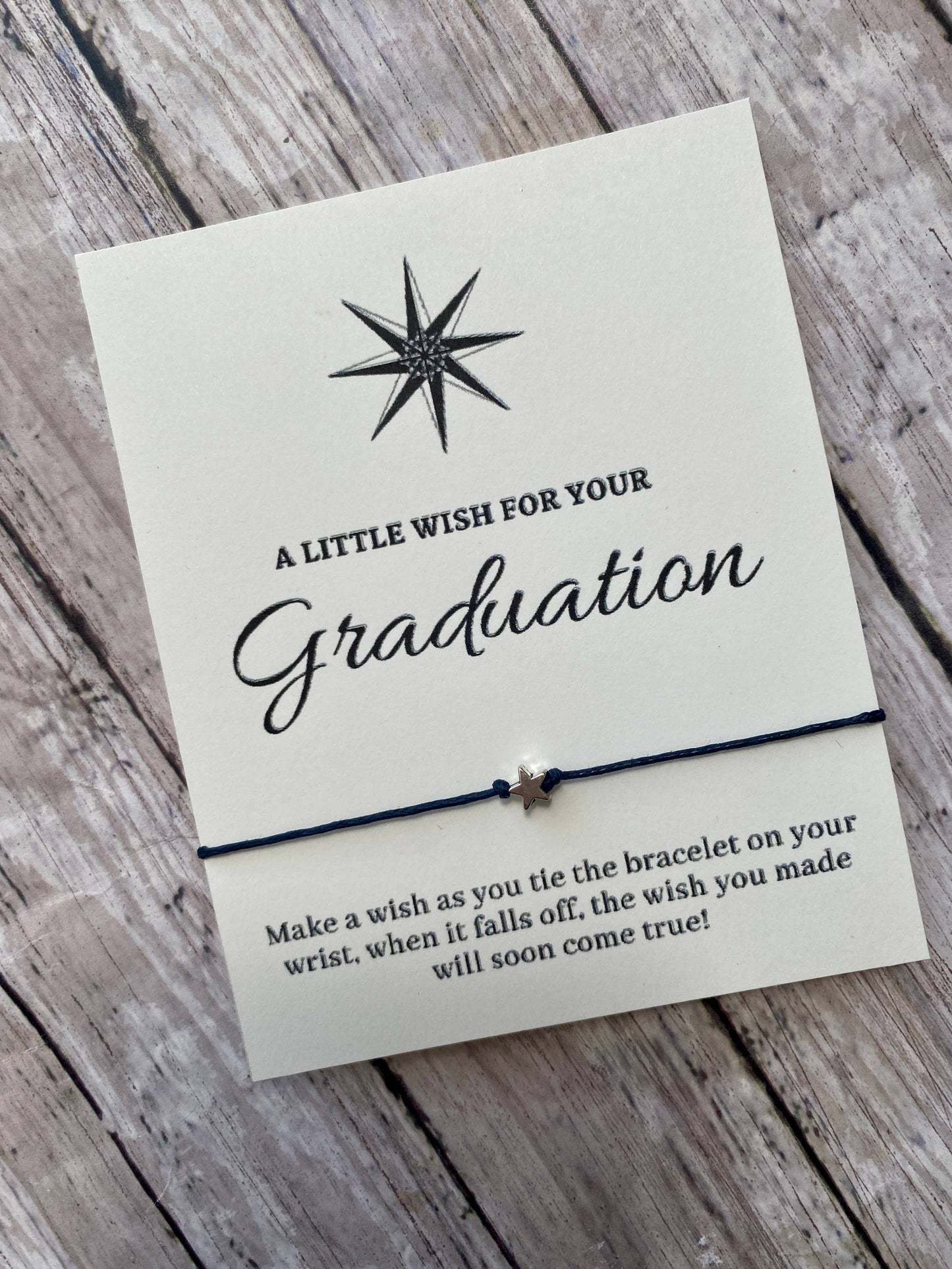 Graduation, Party wish bracelet: BLACK