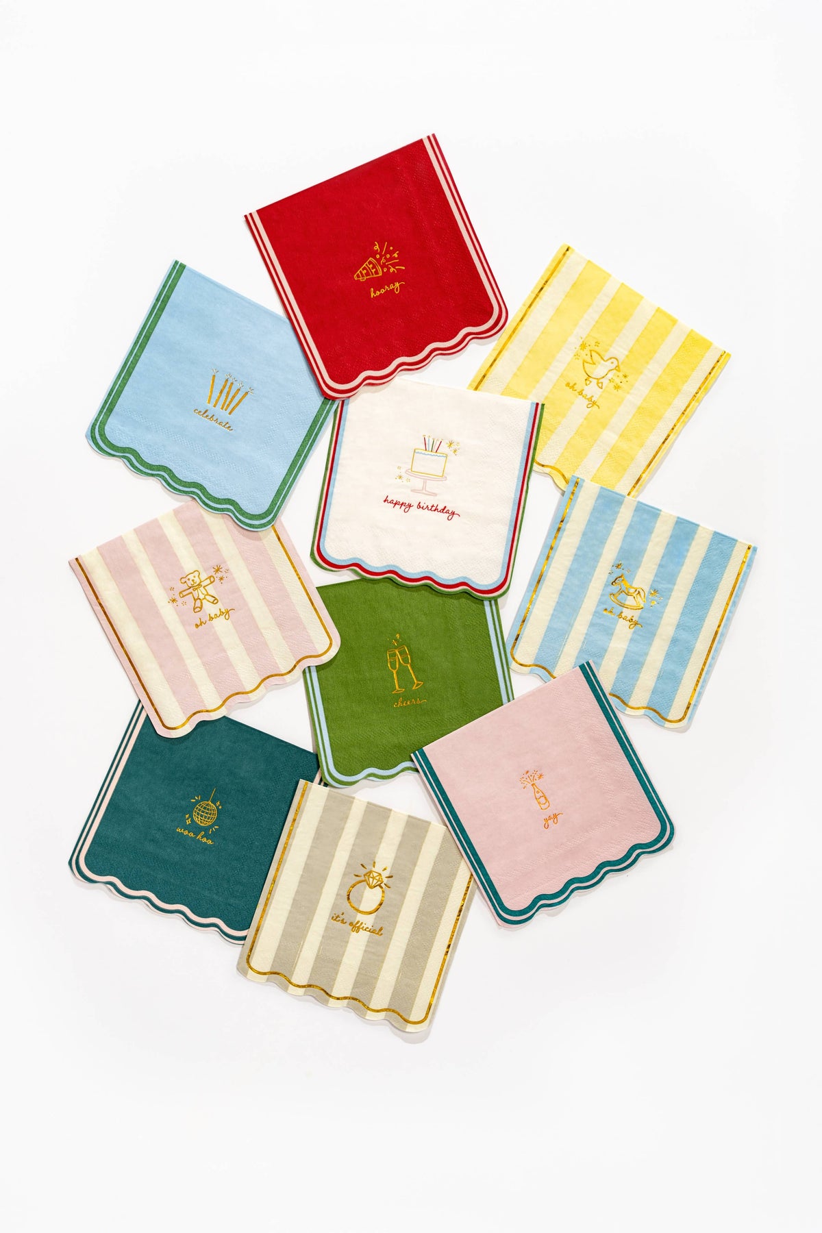 Emergency Confetti - It's Offical Icon Cocktail Napkins