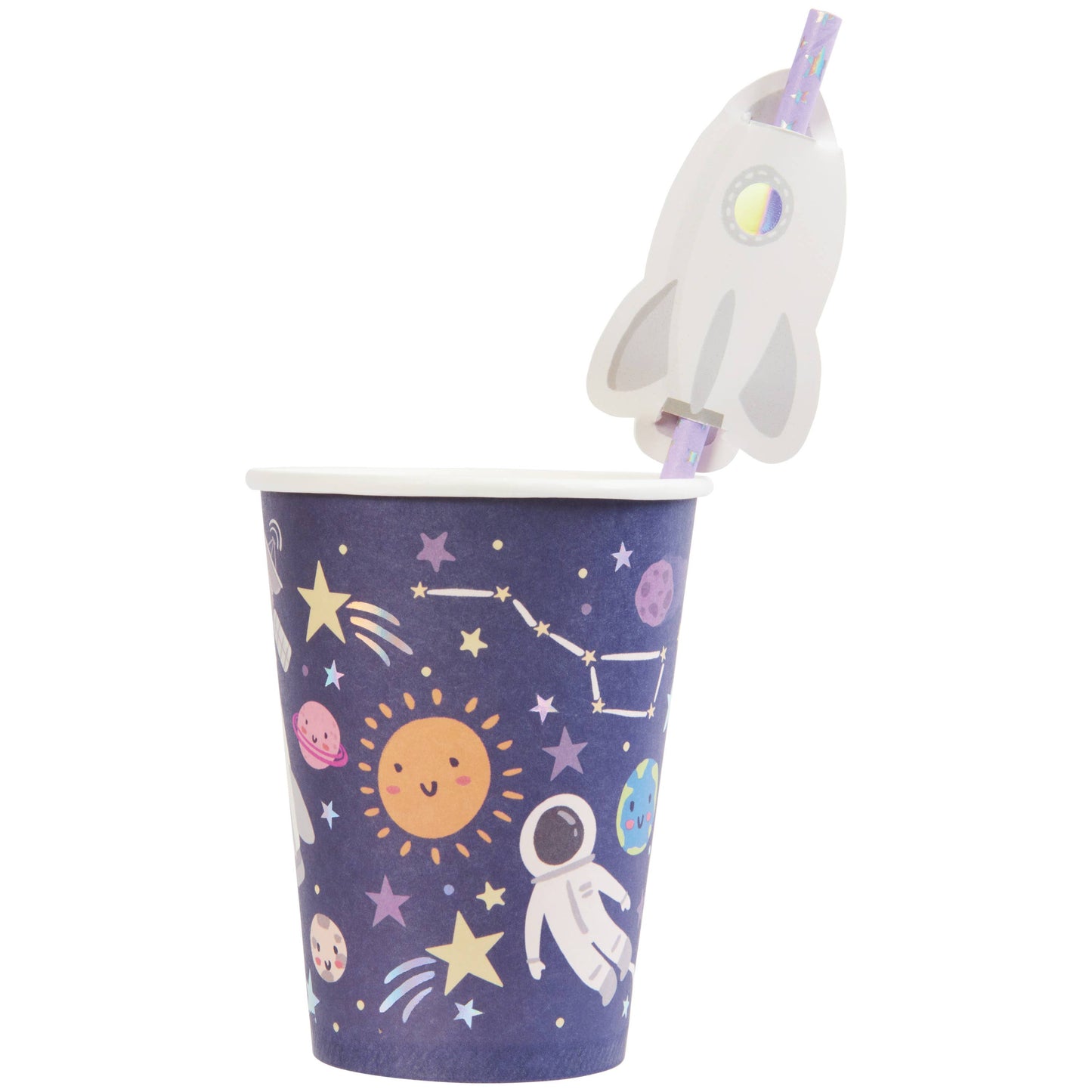 Out Of This World Cups Straws & Toppers