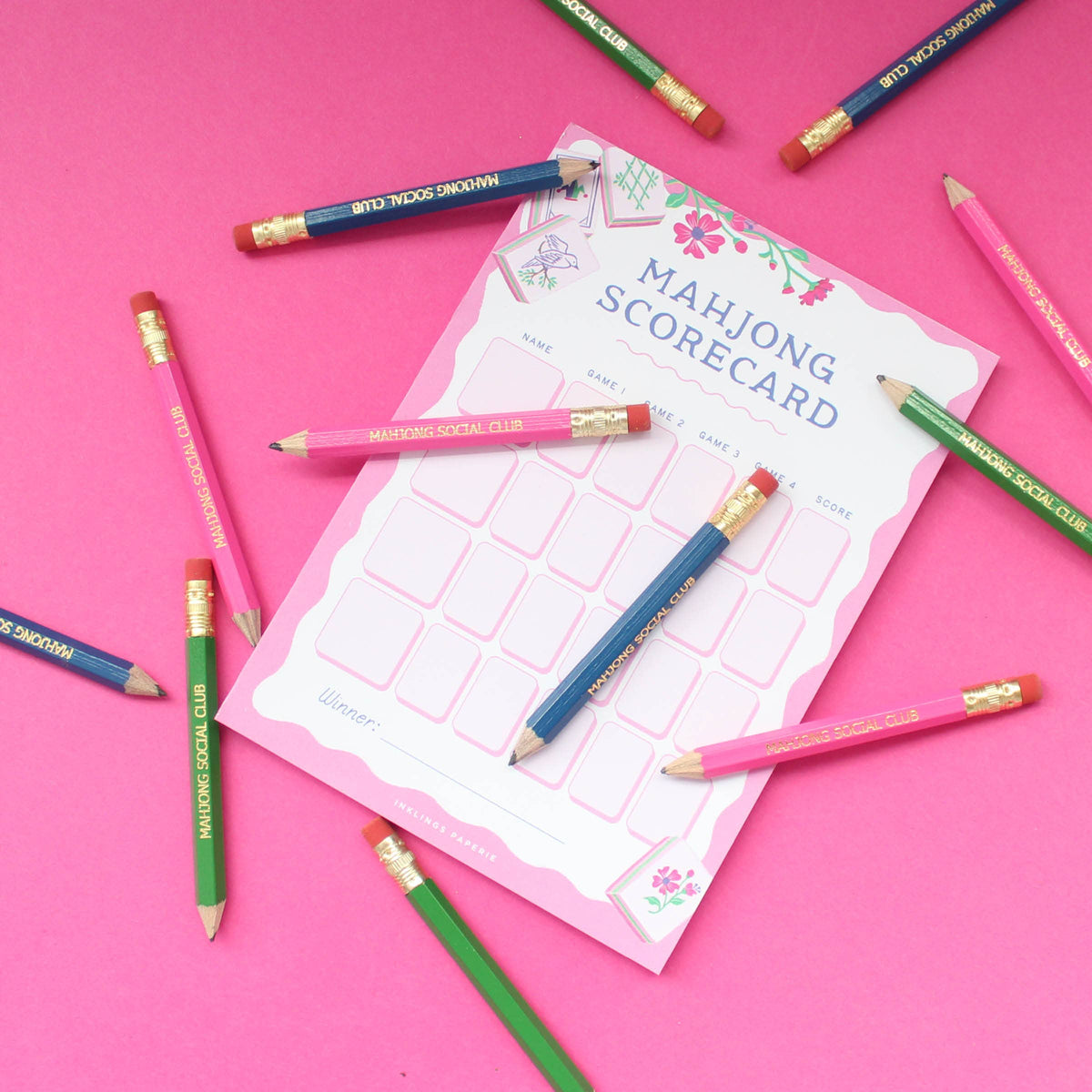 Inklings Paperie - Mahjong Scorecard Notepad