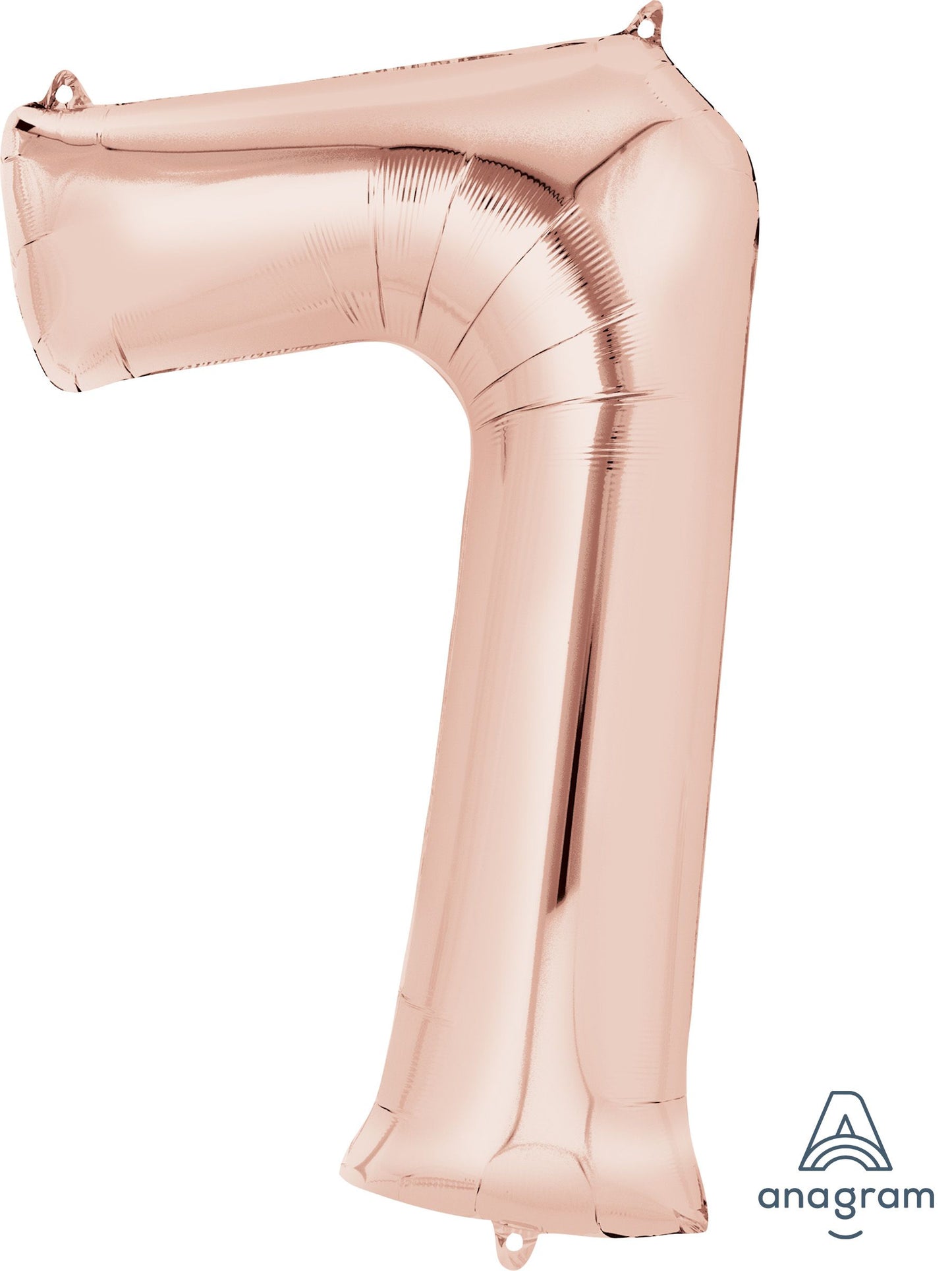 34" Rose Gold Number 7 Mylar Balloon