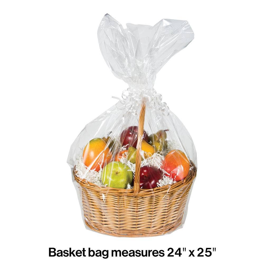 Large Clear Basket Bags
