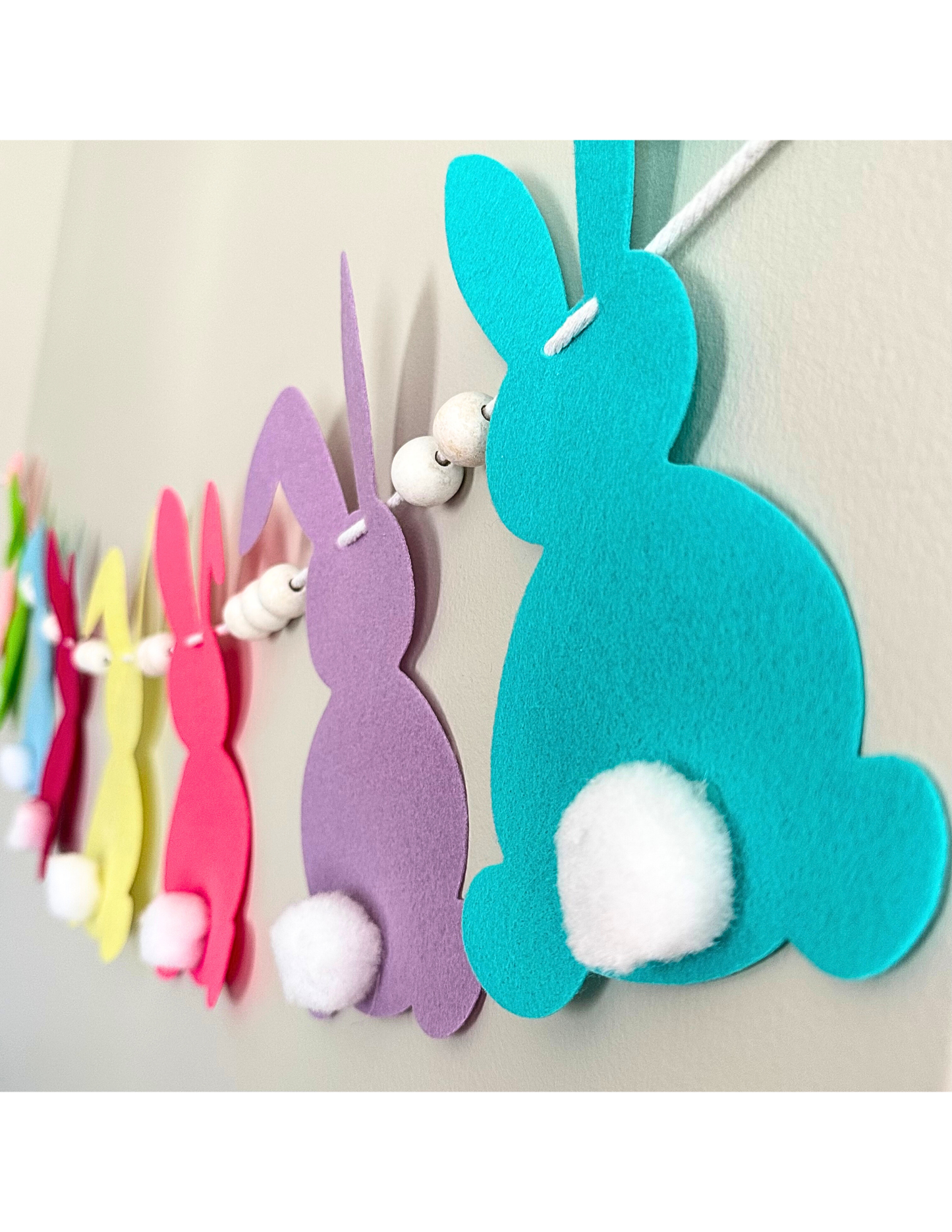 Felt Bunny Banner