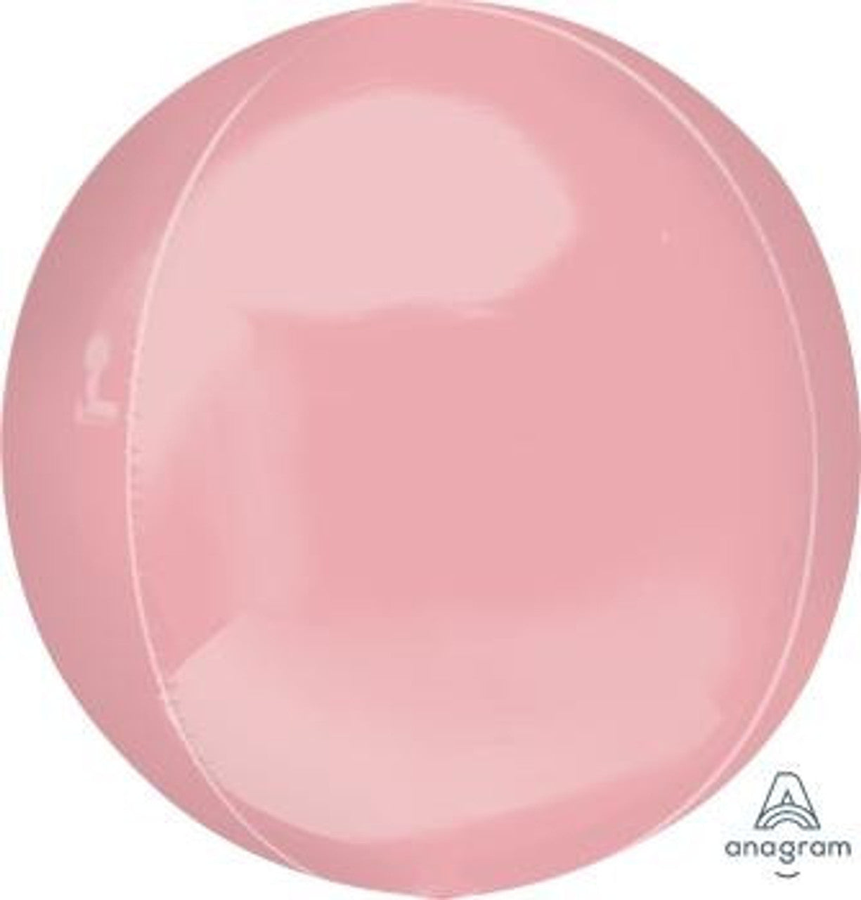 16"A Orbz Pastel Pink Mylar Balloon