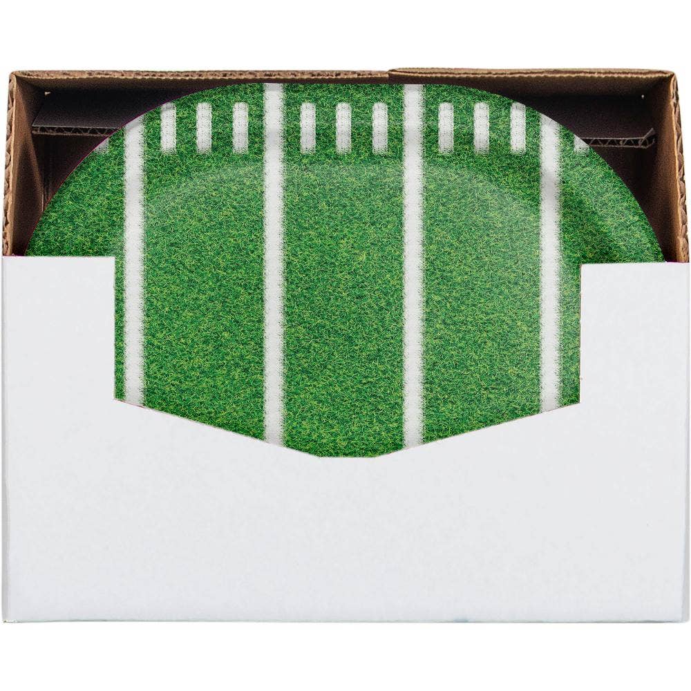 Game Time Paper Oval Platter, 8/Pkg