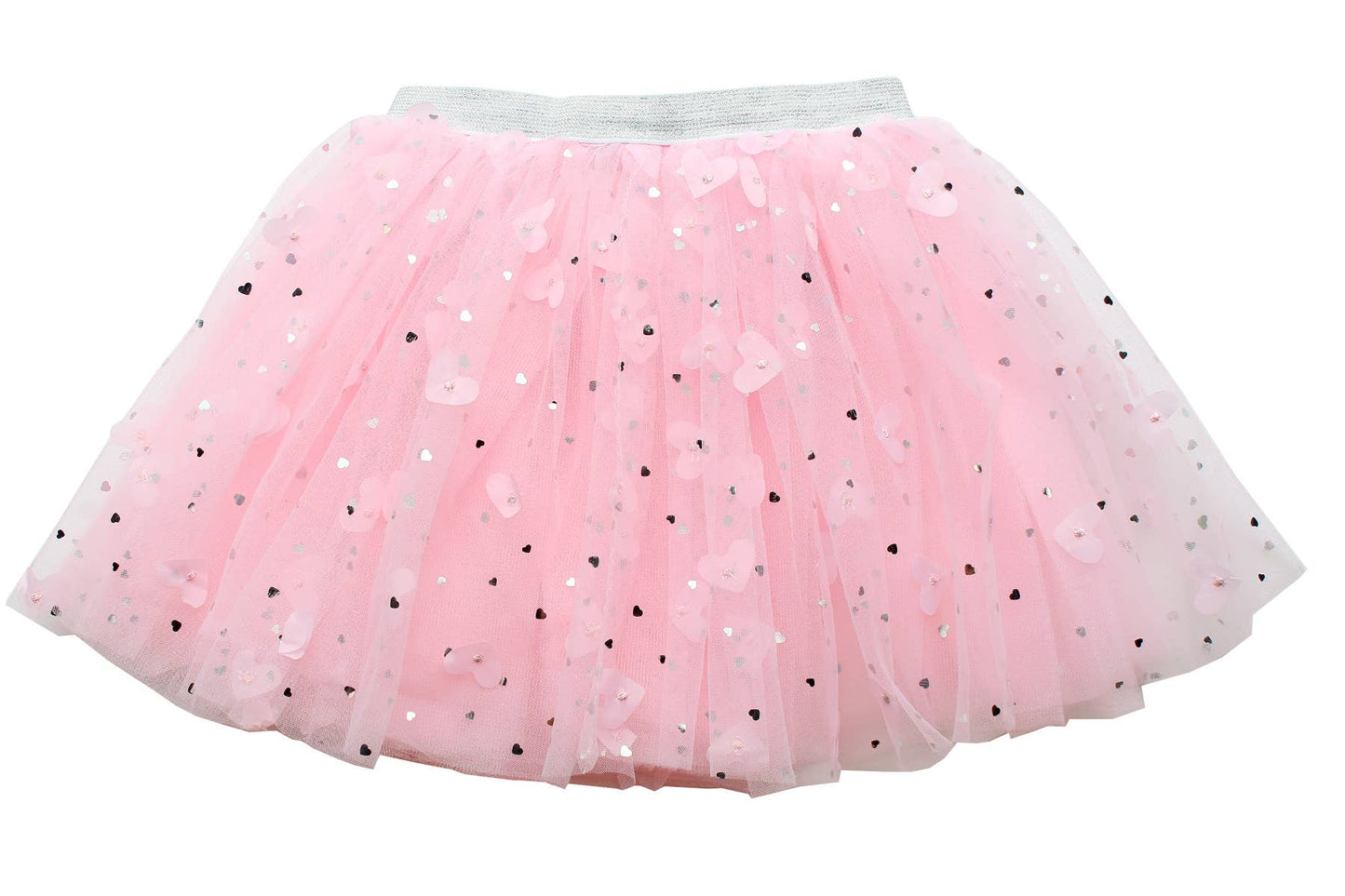 Flutter Heart Tutu: Pink / 2-6 year