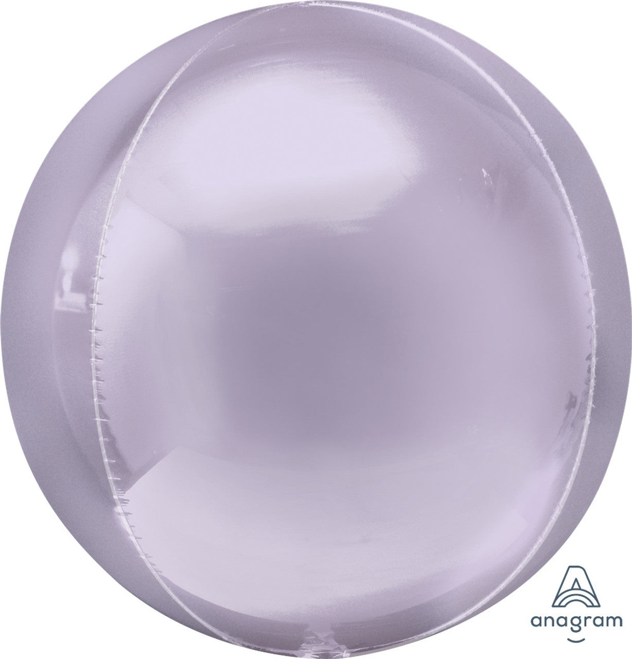 16"A Orbz Pastel Lilac Mylar Balloon