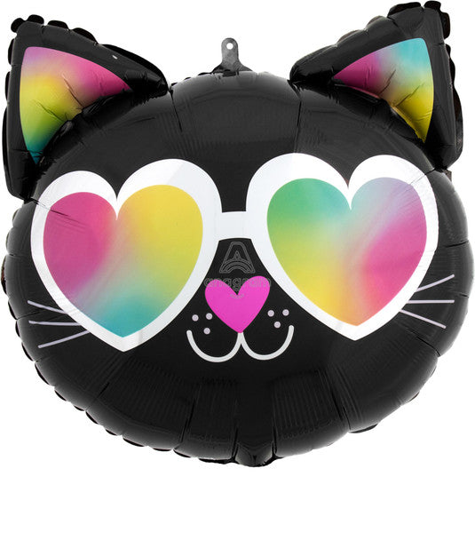 Cool Kitty Mylar balloon 18"
