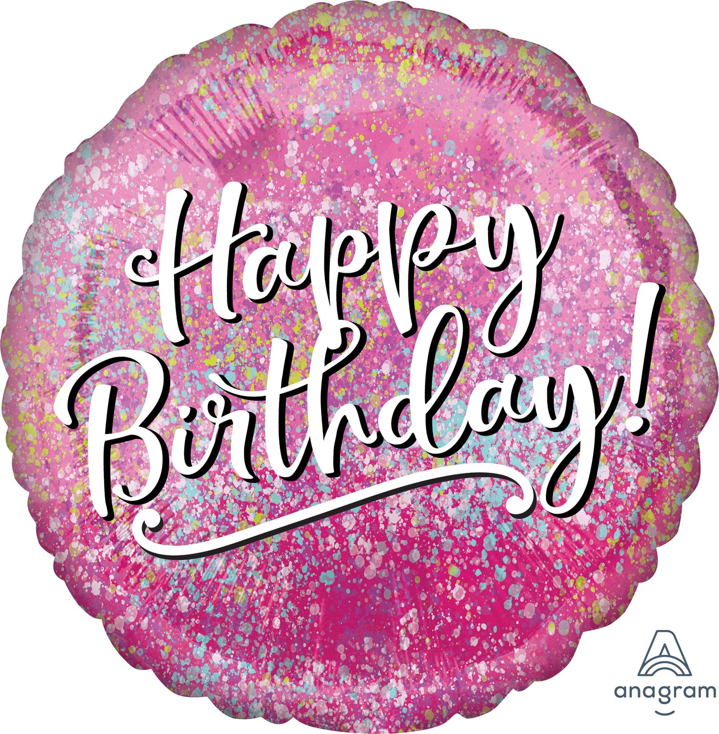 18" Birthday Pink Fabulous Mylar Balloon
