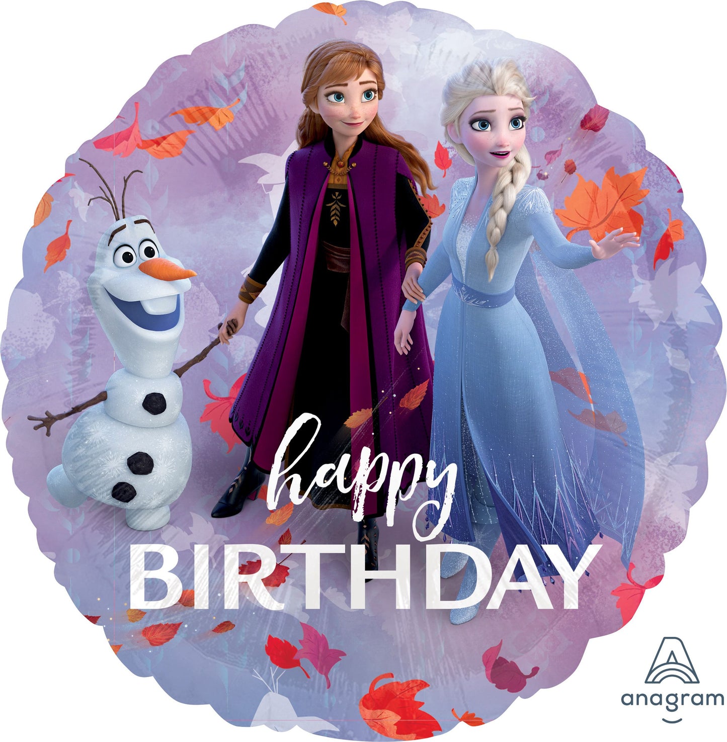 Frozen Happy Birthday Mylar Balloon