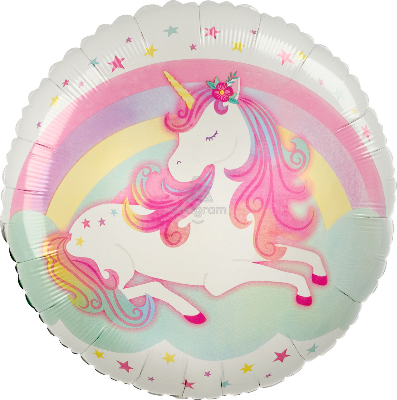 18"A Unicorn Enchanted Mylar Balloon