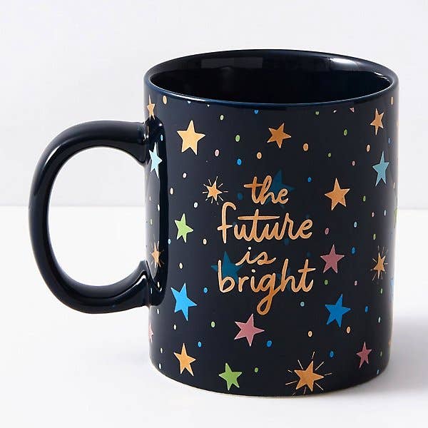 The Future is Bright Graduation Mug