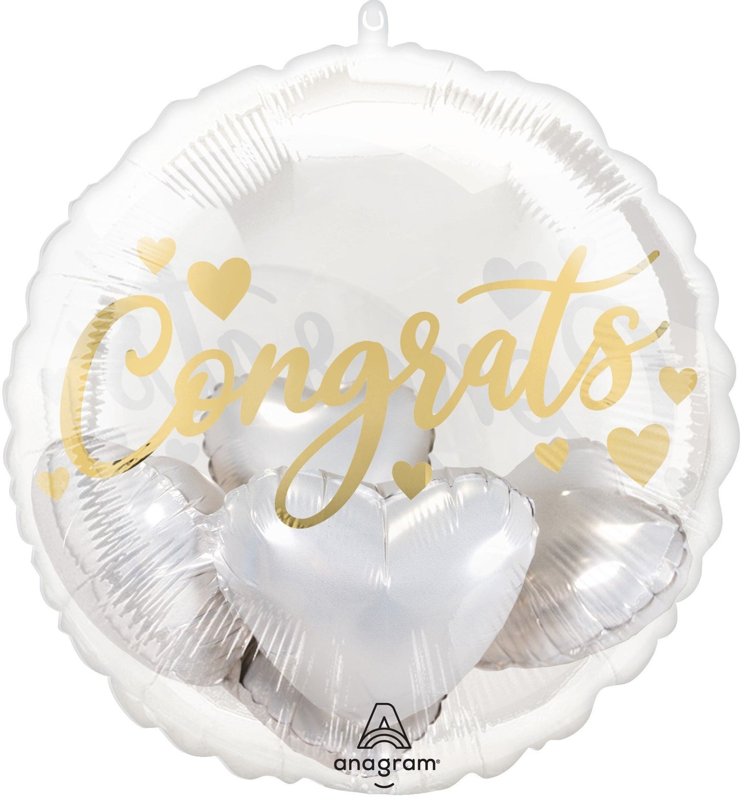 Insider Congrats with Hearts Balloon