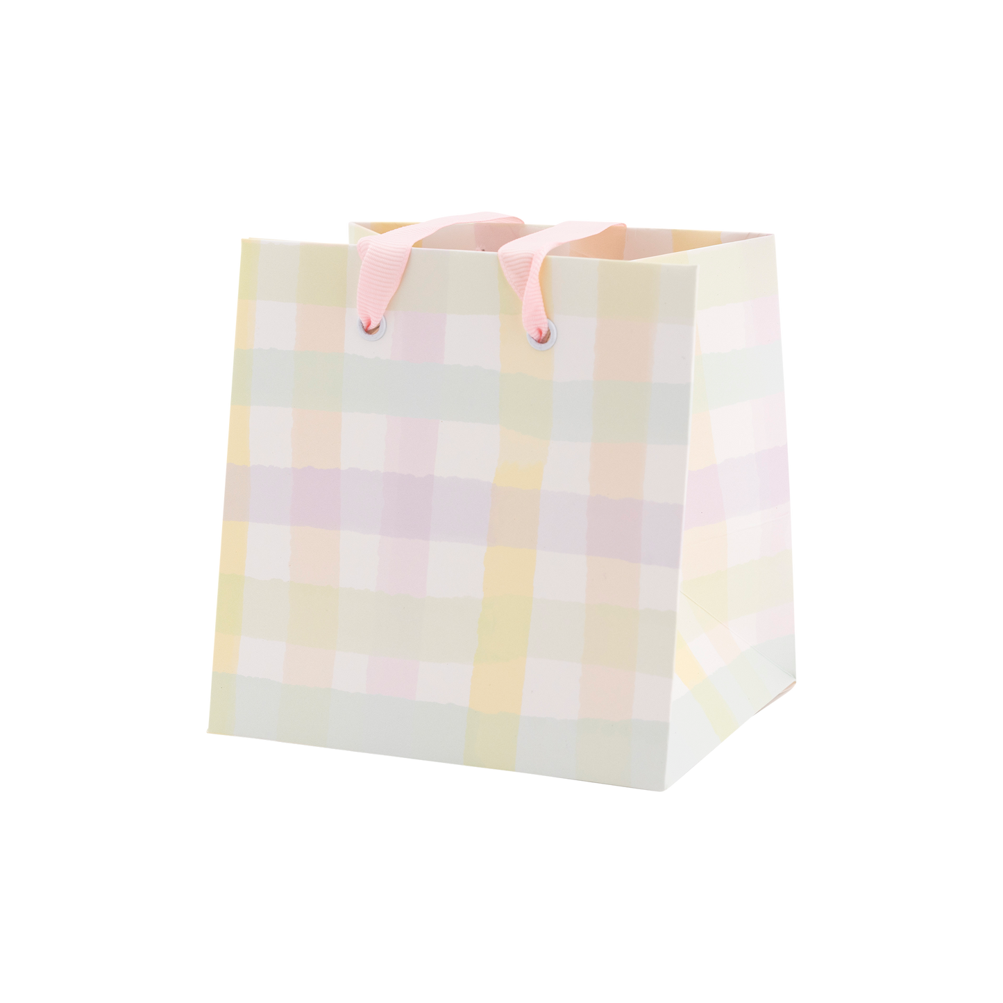 Pastel Check Gift Bags
