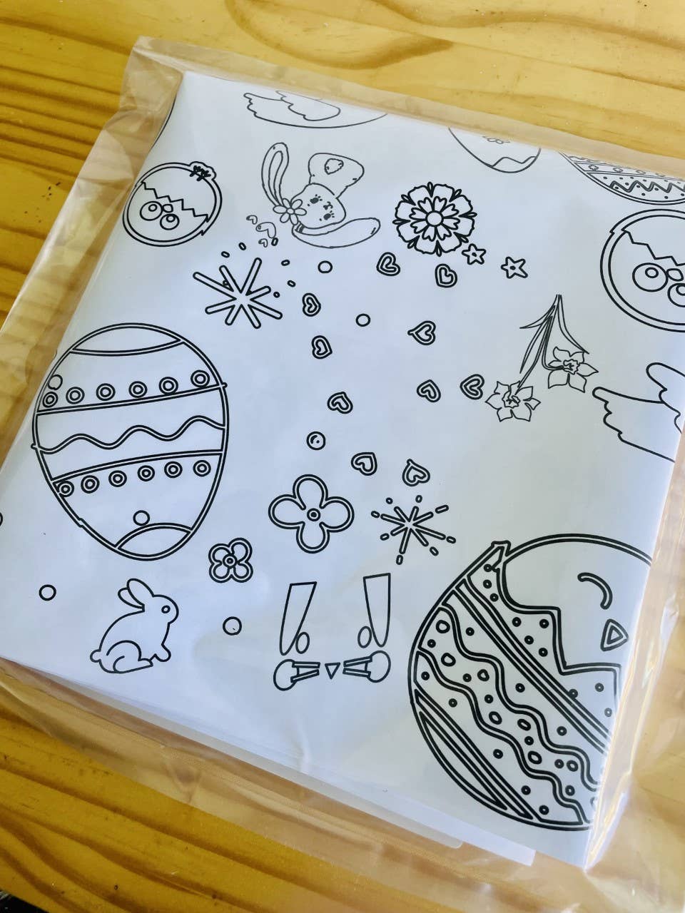 Easter Table Runner Coloring Activity