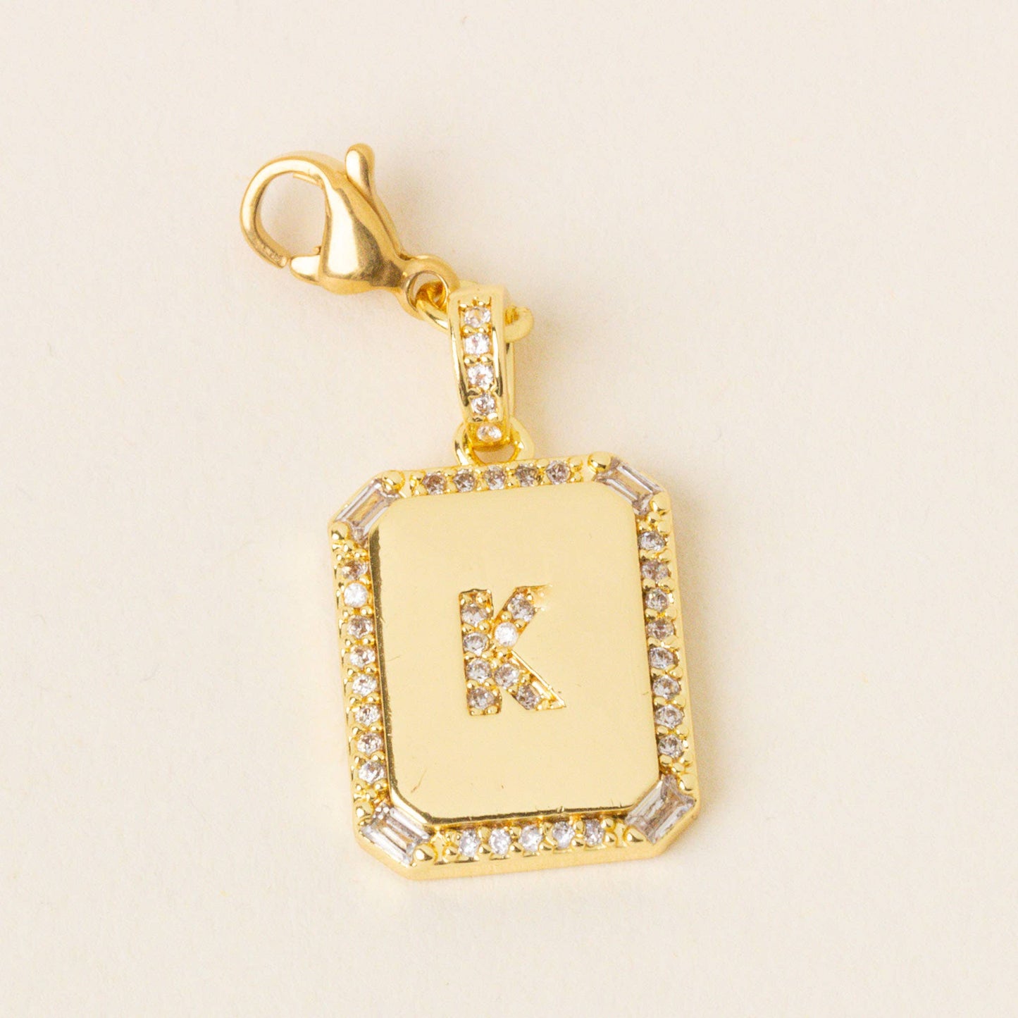 The Darling Effect - Jewelry Charm Initial Letter Gold-K