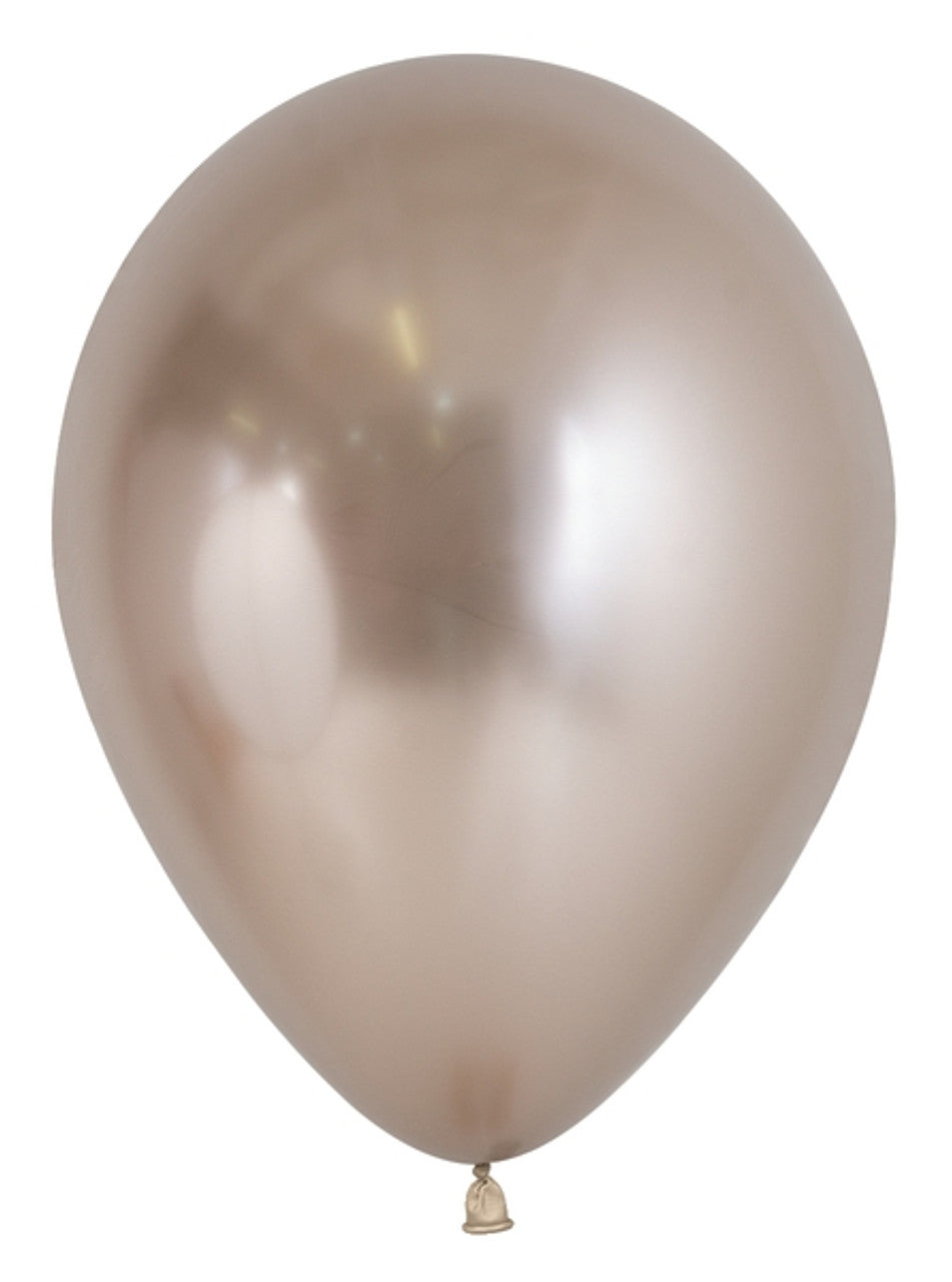 Champagne Chrome Latex Balloon