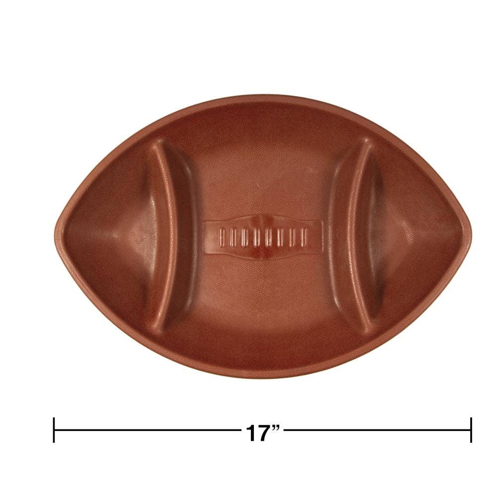 Football Chip and Dip Trays, 1/Pkg