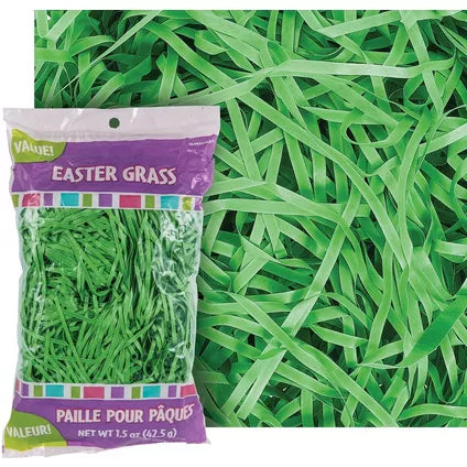 Green Plastic Easter Grass 1.05 oz.