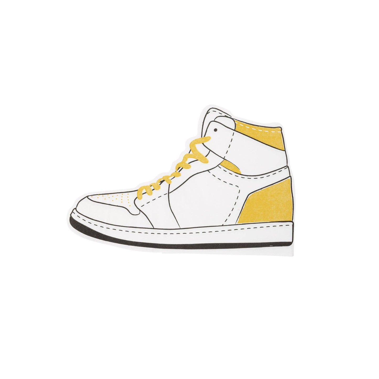 Hightop Shoe Napkin- Basektball