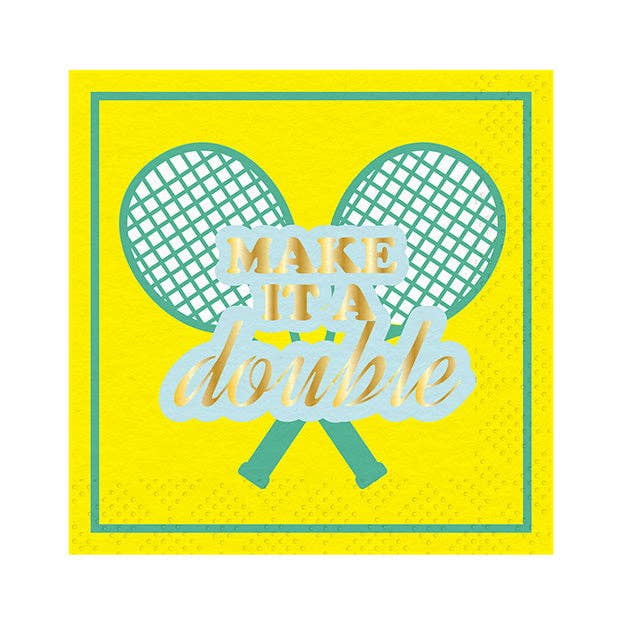 Make It A Double Cocktail Napkins/40pk