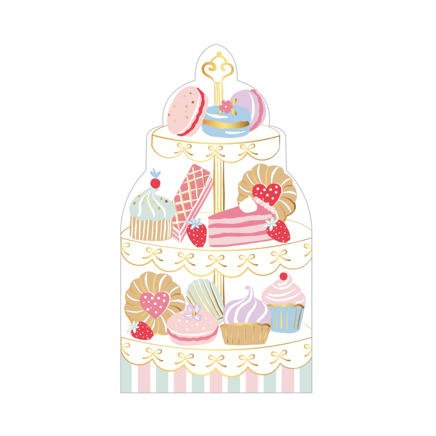 Bonjour Fête - High Tea Patisserie Tower Large Napkins (Set of 20)