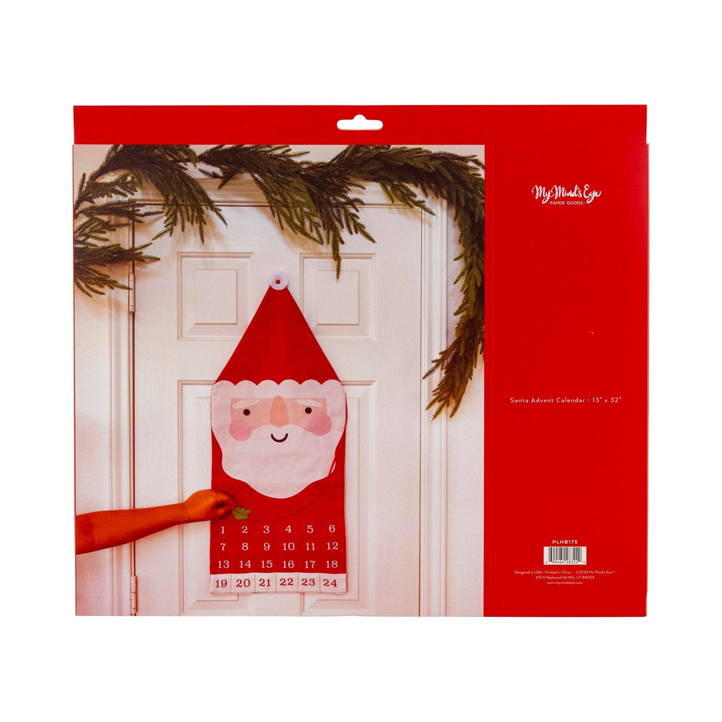 Santa Canvas Advent Calendar