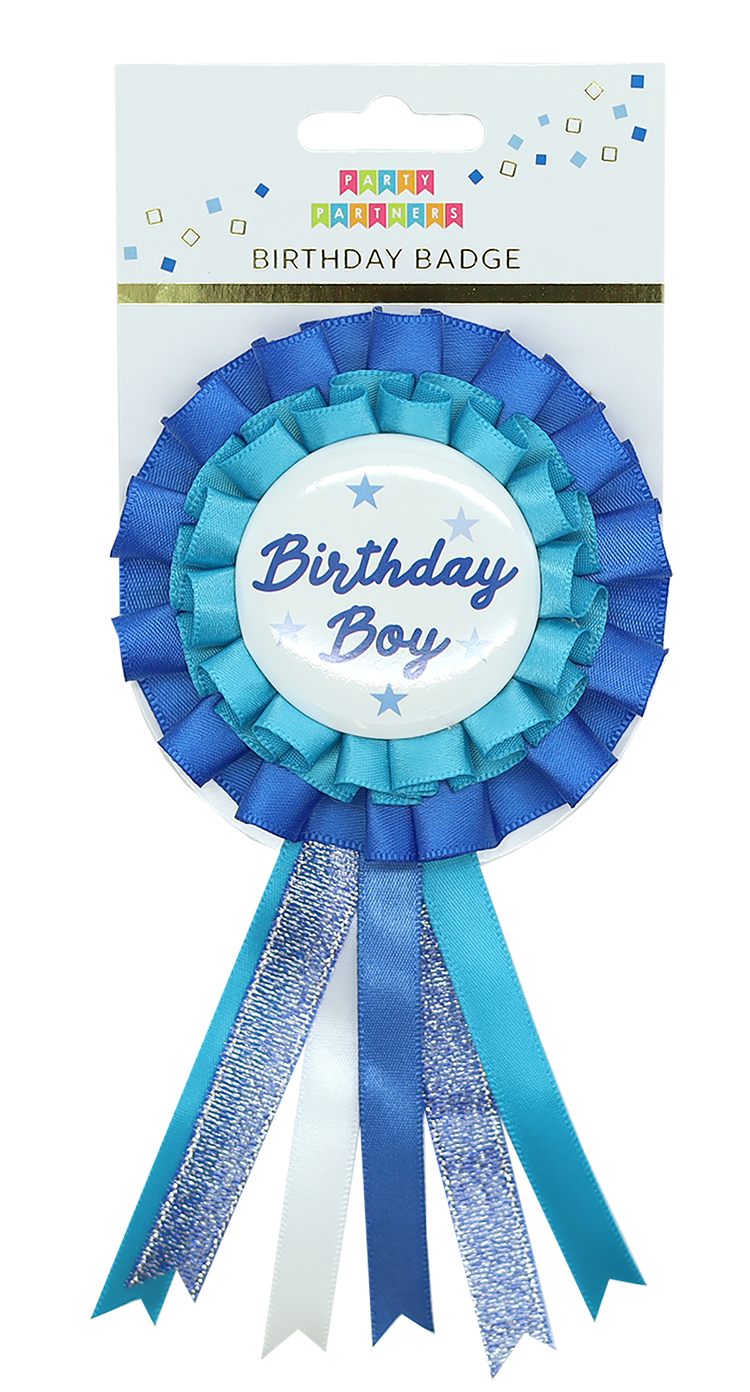Birthday Boy Satin Badge