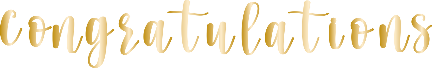 Congratulations Banner