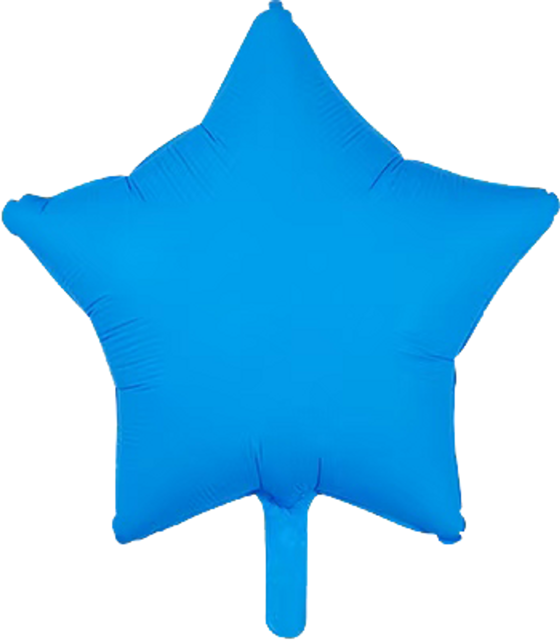 Star Neon Blue Mylar Balloon