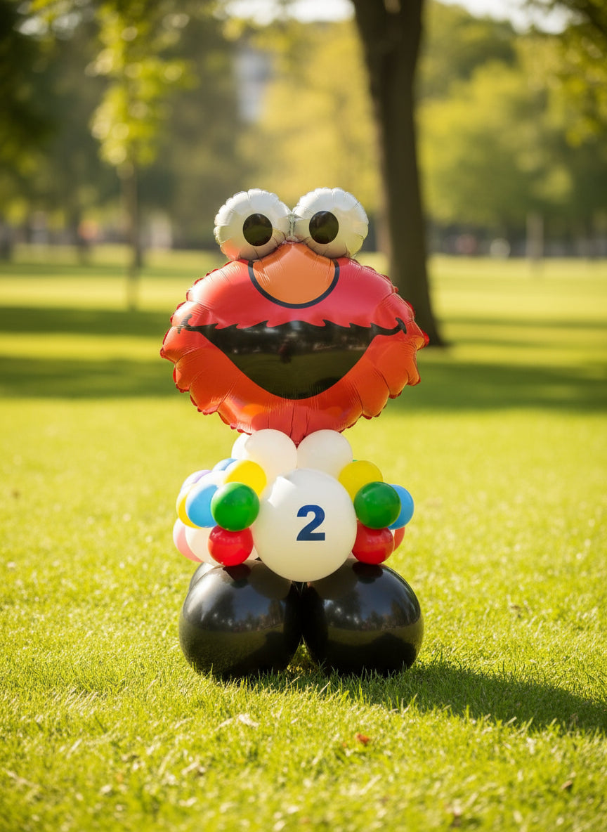Elmo Balloon Arrangement, 2 sided