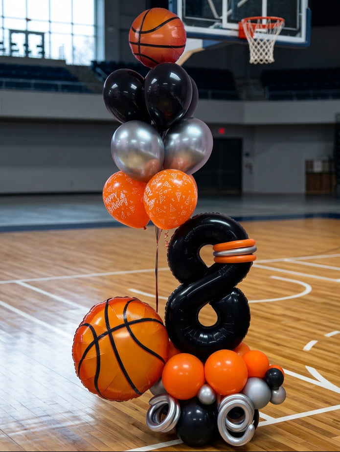 Basketball Balloon arrangement
