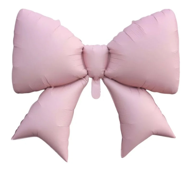 38" Matte Pink Bow Mylar Balloon