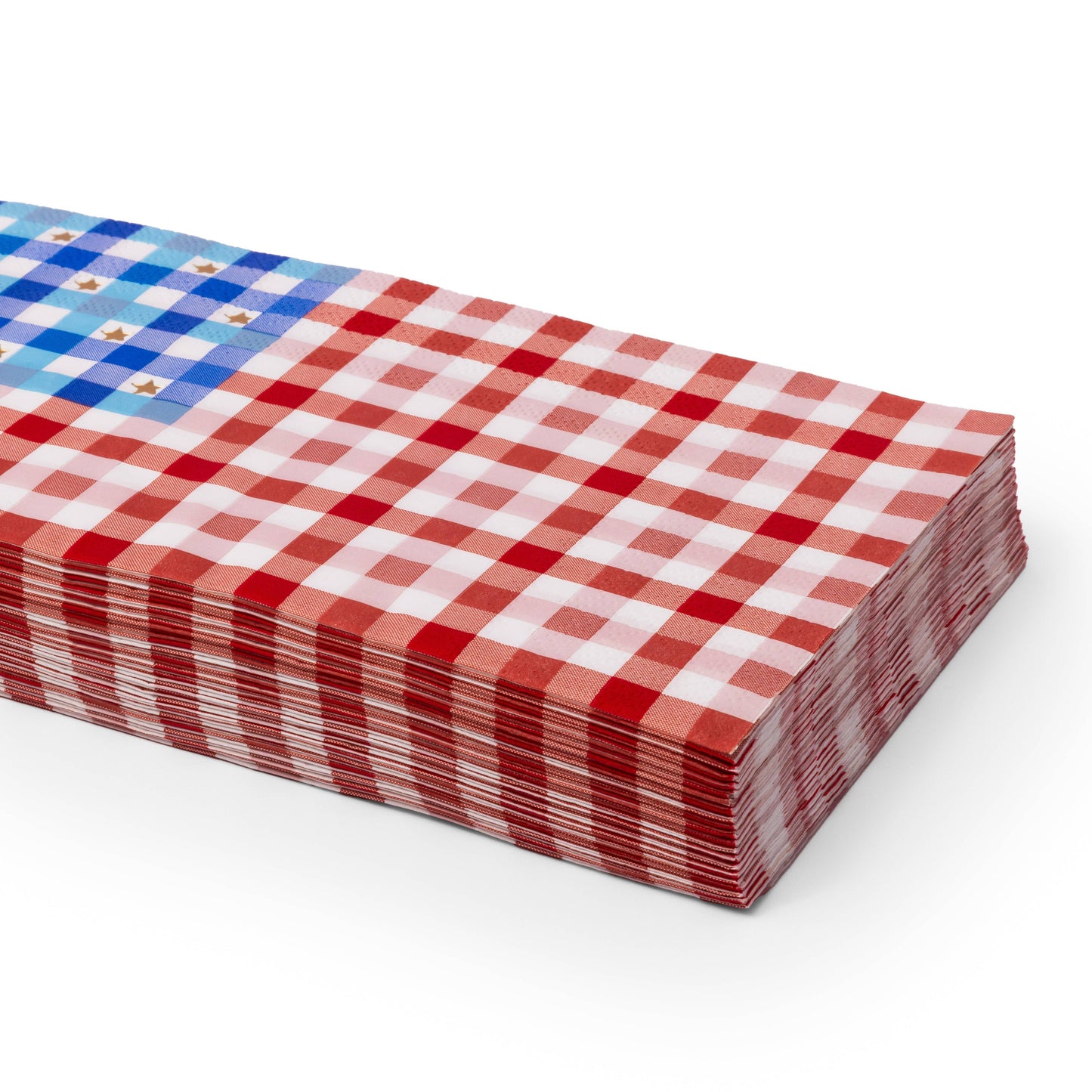 AMERICAN FLAG GINGHAM GUEST TOWELS