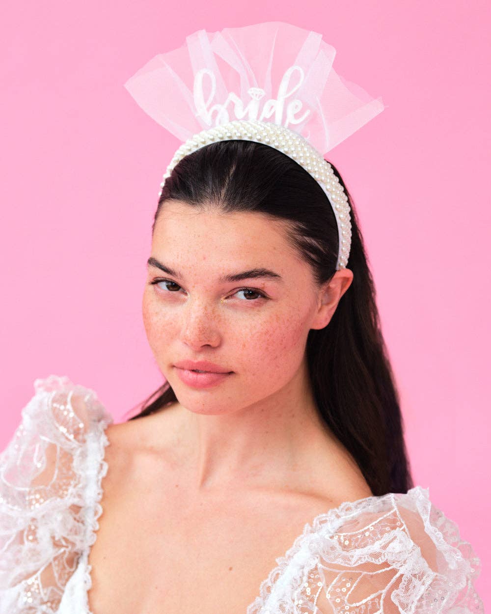 Bridal Pearl Headband Accessory, Bridal Shower Gift, Bach