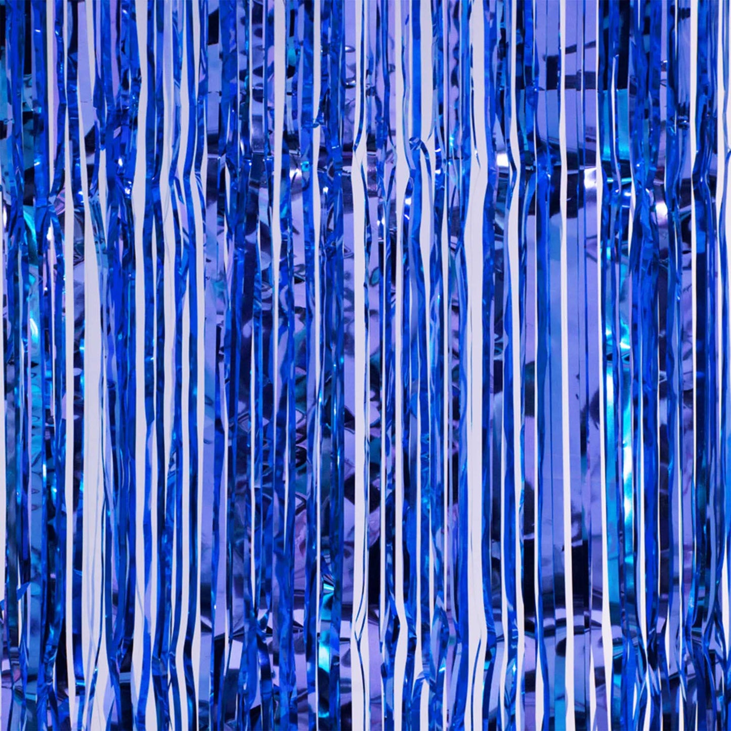 Metallic Backdrop Curtain 36" x 96" - Royal Blue: Royal Blue