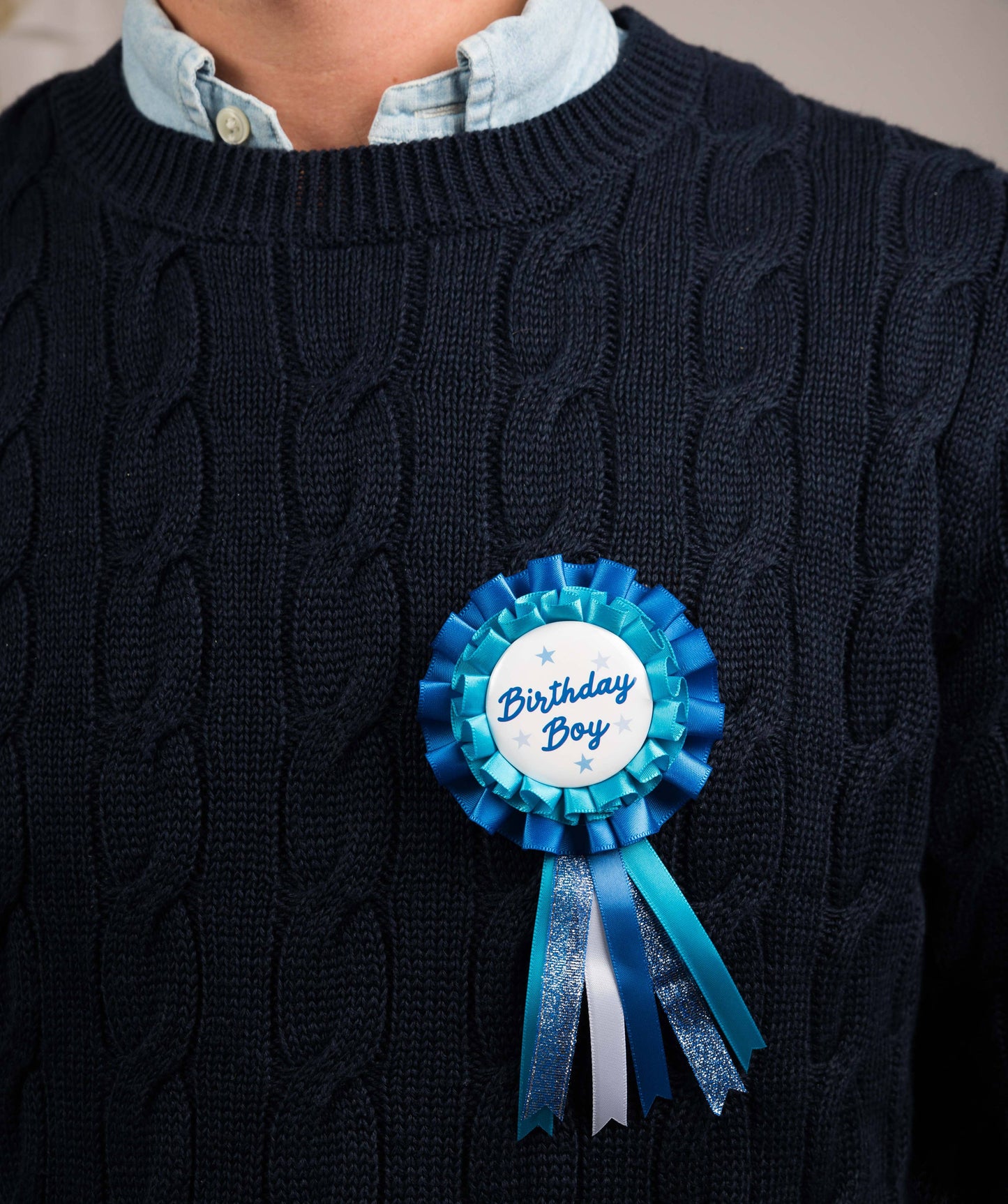 Birthday Boy Satin Badge