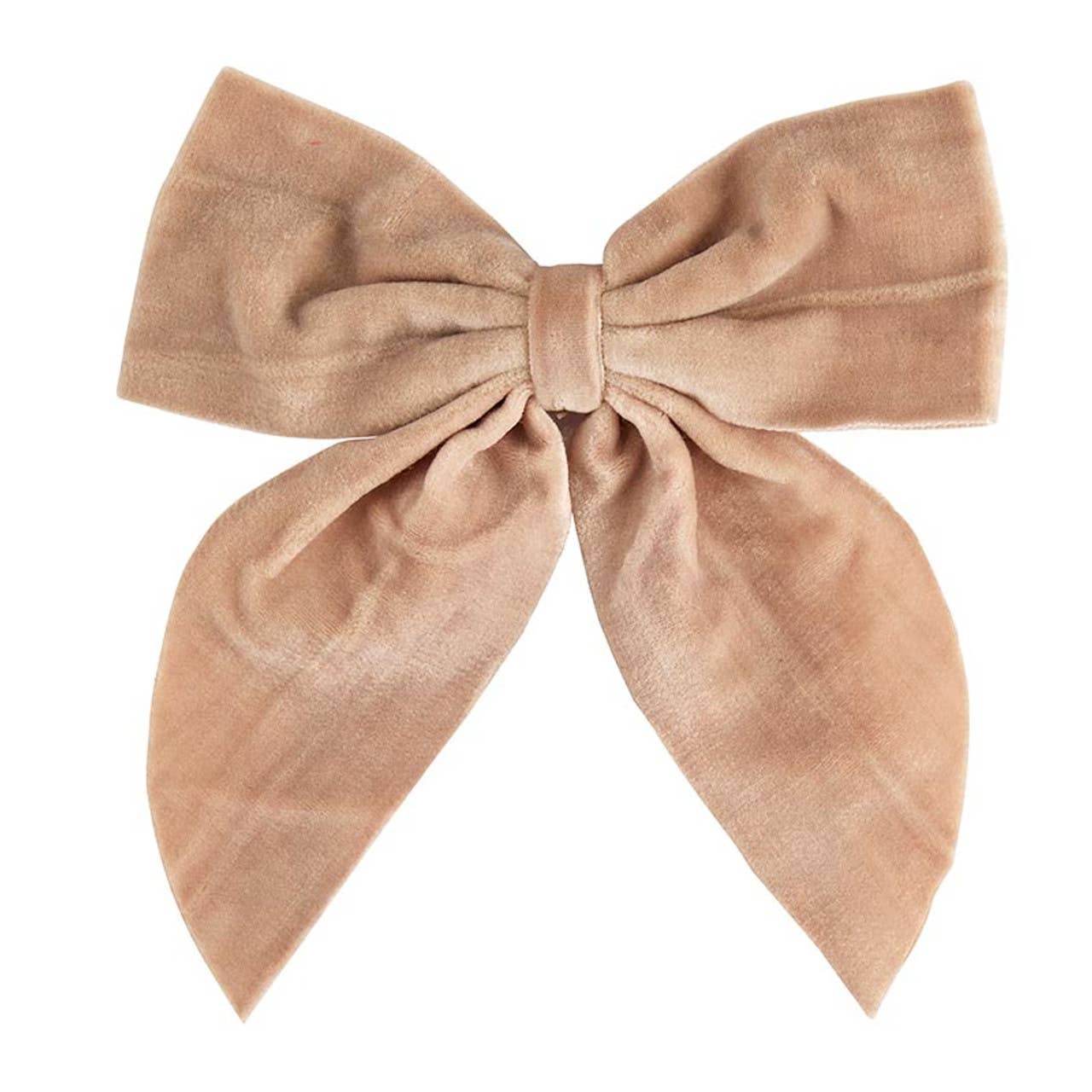 Wine Bottle Bow - Blush: Spot Clean Only / Velvet, Cardboard