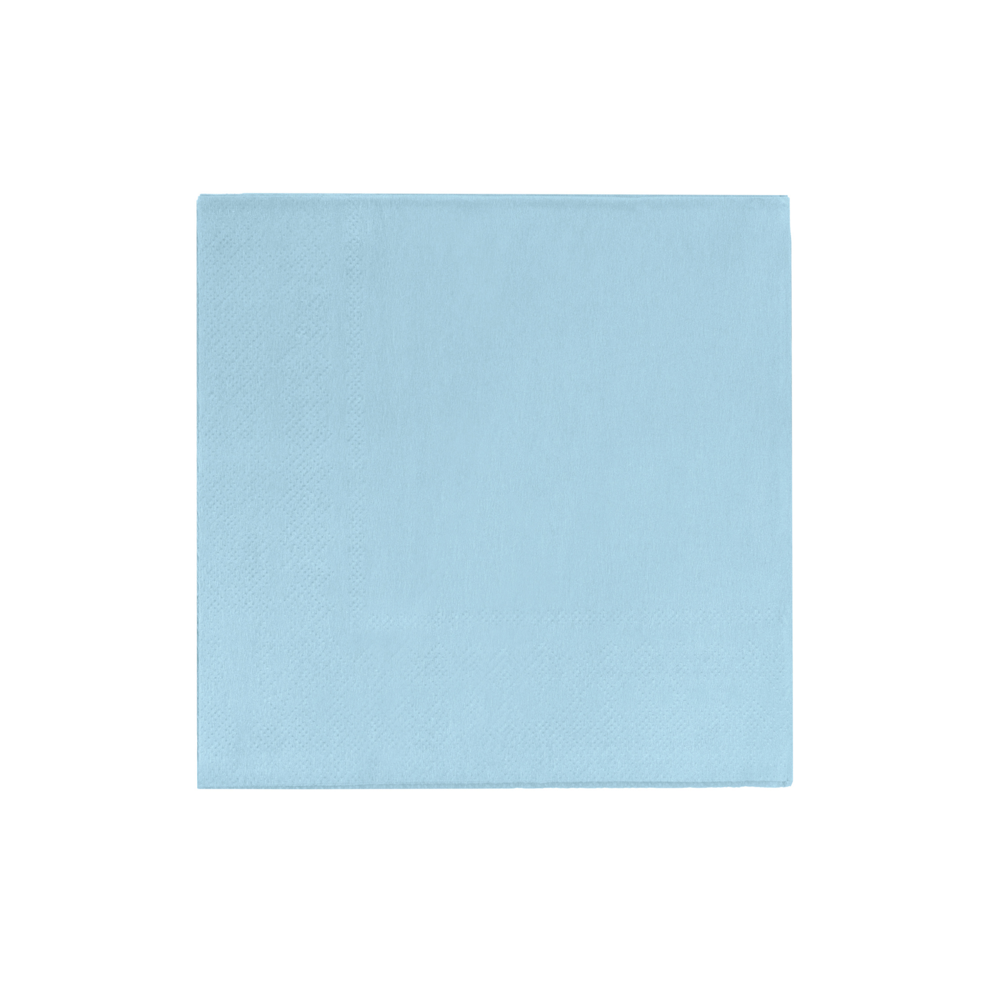 Light Blue Paper Beverage Napkins - 50 Ct.: Light Blue / 9.75 in. x 9.75 in.