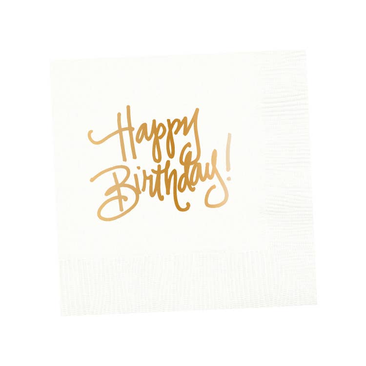 Happy Birthday! (16 colors) | Napkins: Lavender