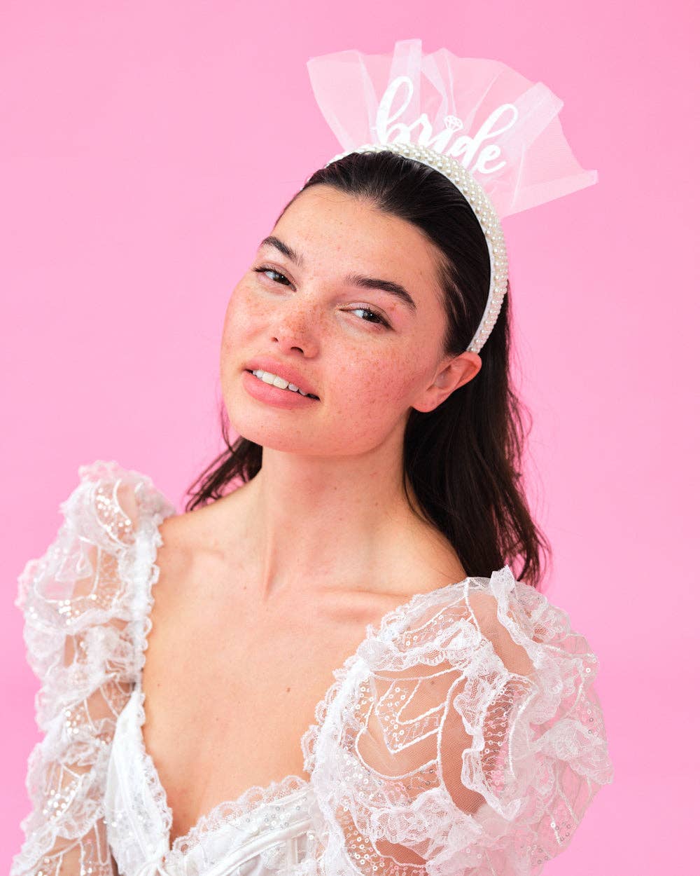Bridal Pearl Headband Accessory, Bridal Shower Gift, Bach